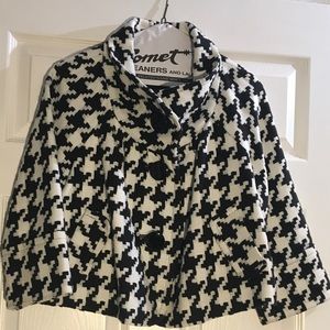 Black and White Swing Jacket